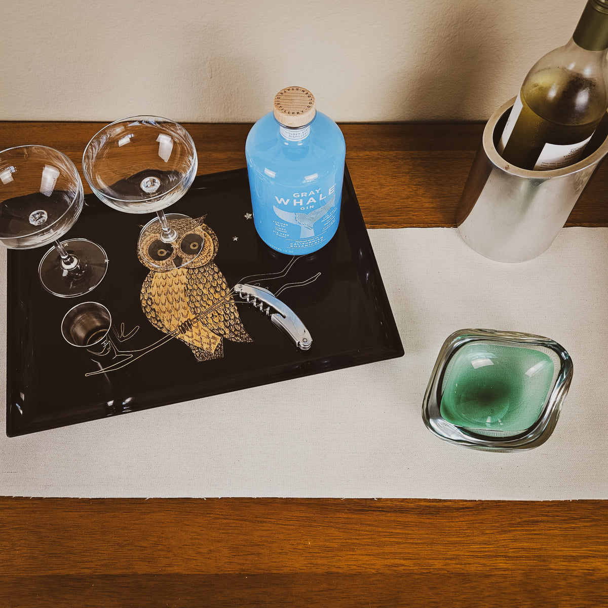 Couroc Owl Tray