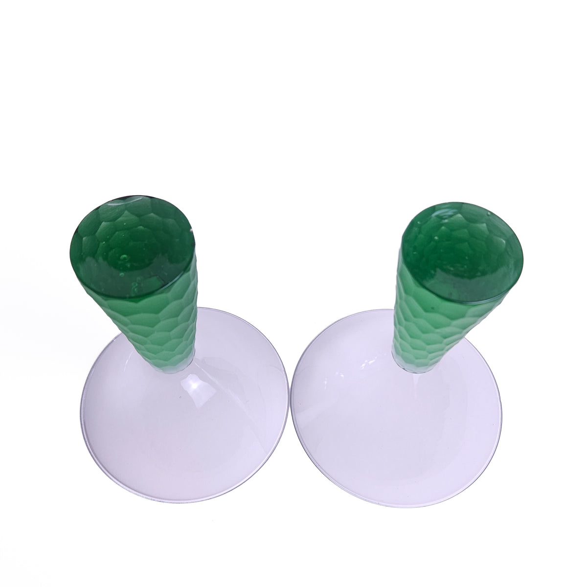 Artland Prescott Emerald Martini Glasses Pair Bottom