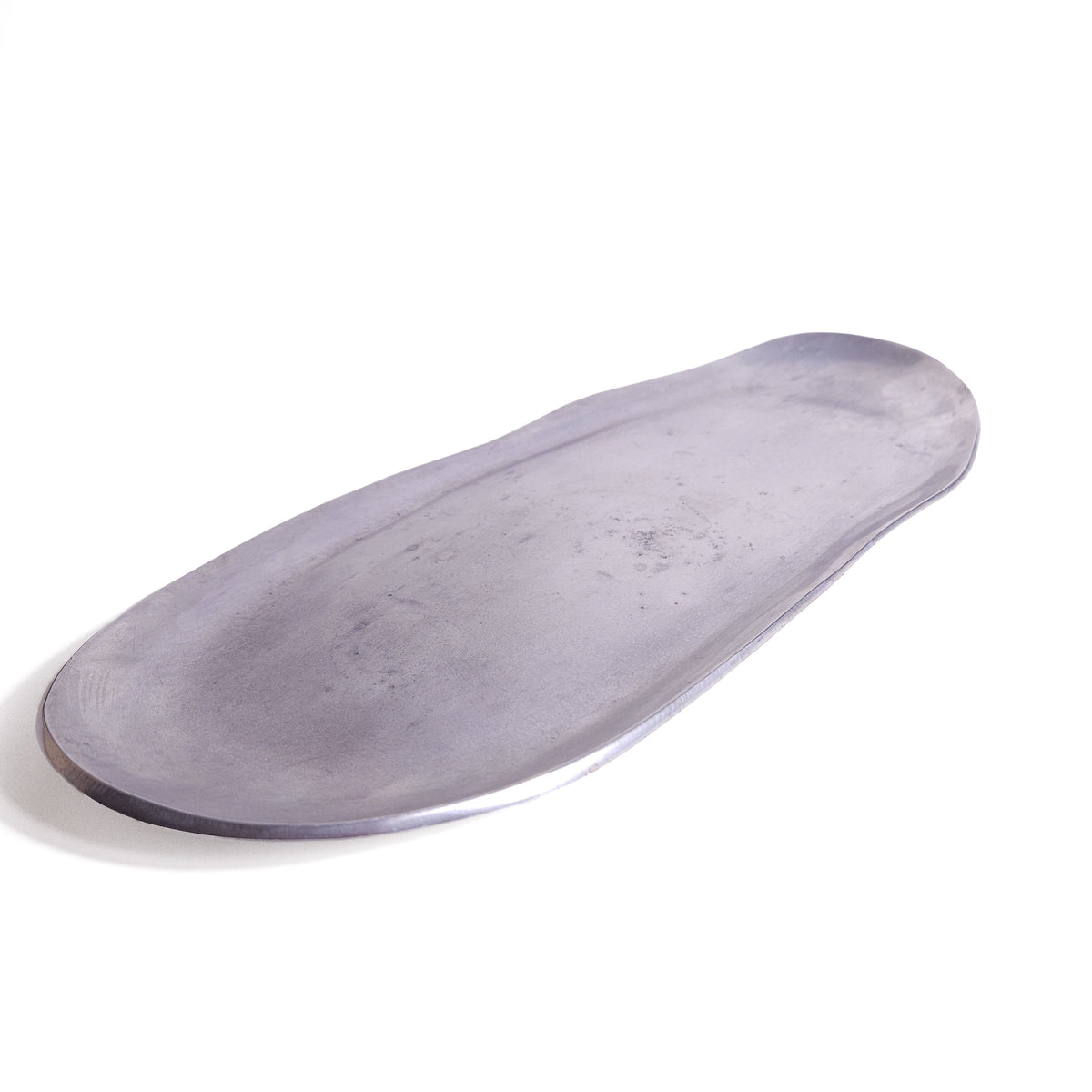 Elongated Metal Tray / Brushed Aluminum Platter
