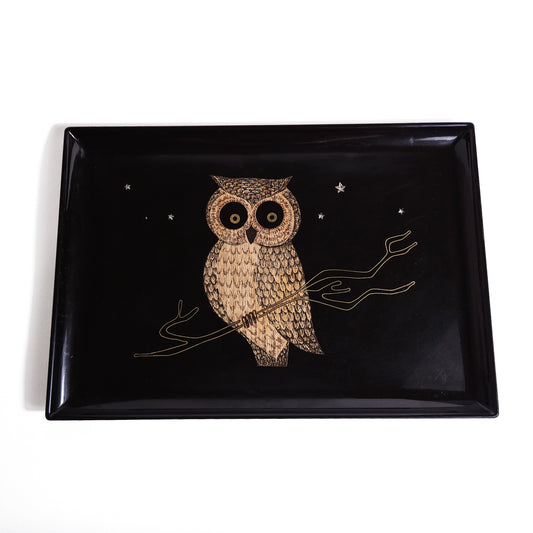 Couroc Owl Tray