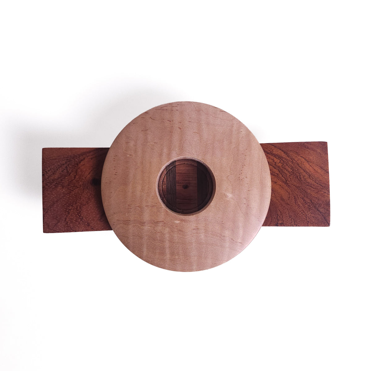 Joe Kovecses Mid-Century Style Hardwood Ikebana Vessel