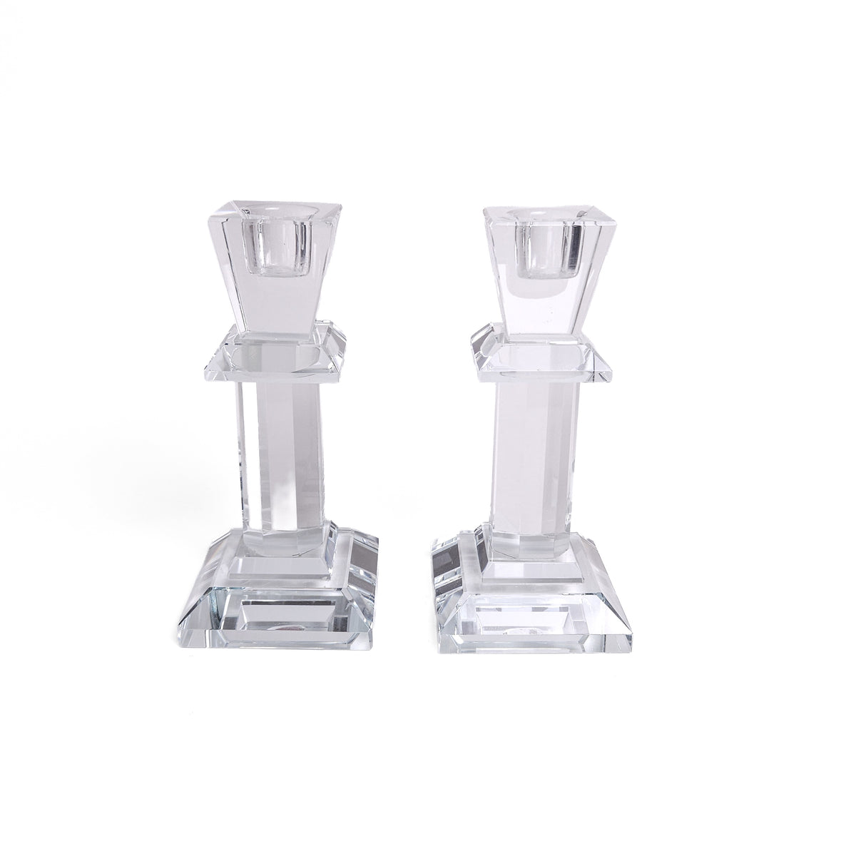 Pair of Crystal Candlesticks