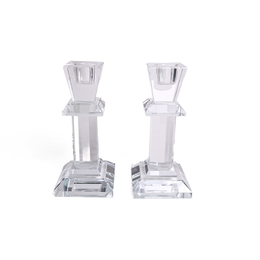 Pair of Crystal Candlesticks