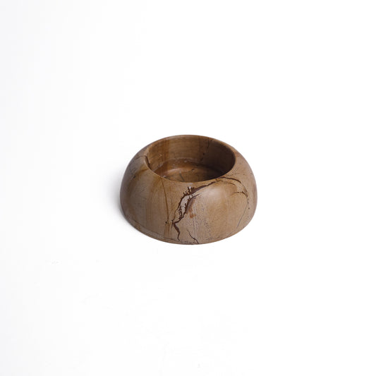Stone Tealight Candle Holder
