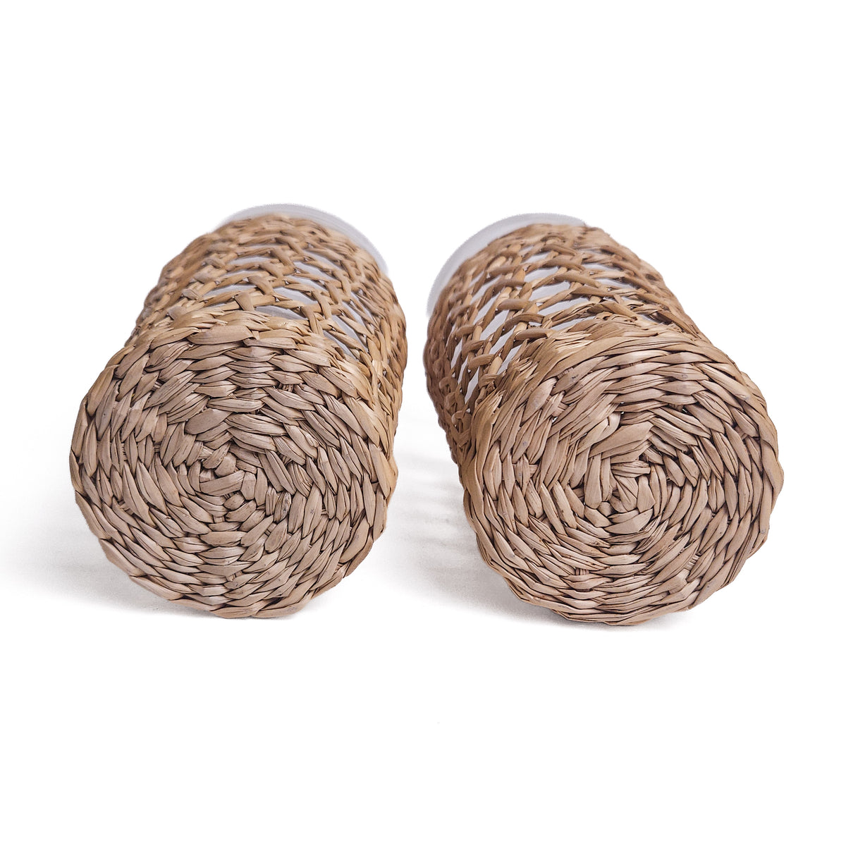 Hand-Woven Seagrass Wrapped Highball Glasses