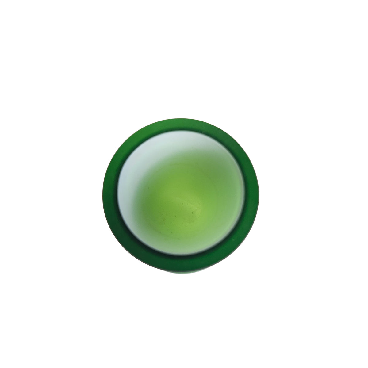 Normann Copenhagen Green Hand-Blown Glass Swung Vase by Britt Bonnesen
