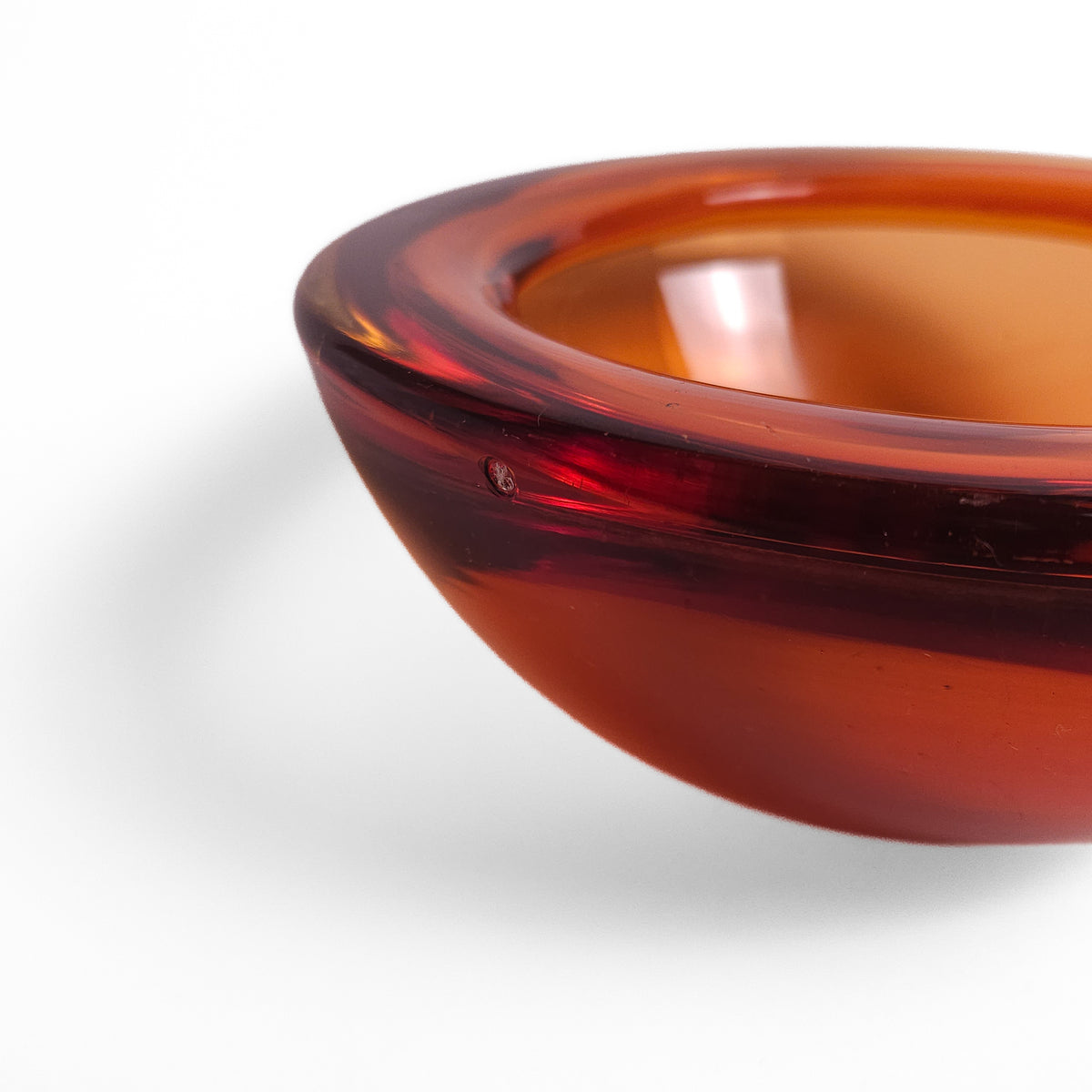 Sommerso Murano-Style Glass Bowl