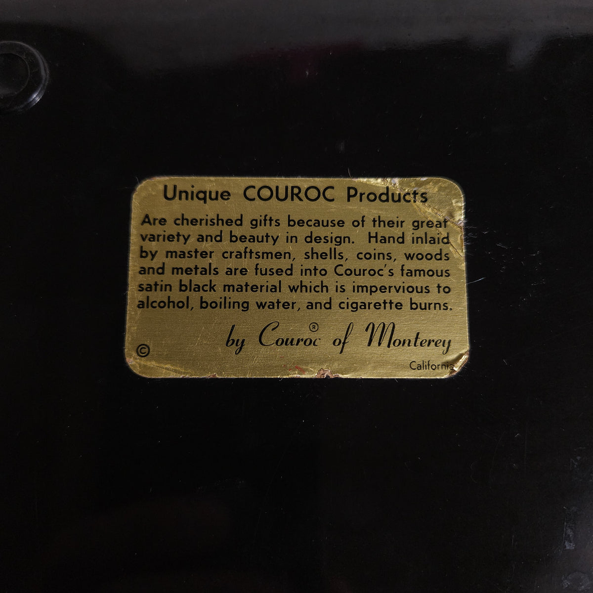 Couroc Owl Tray