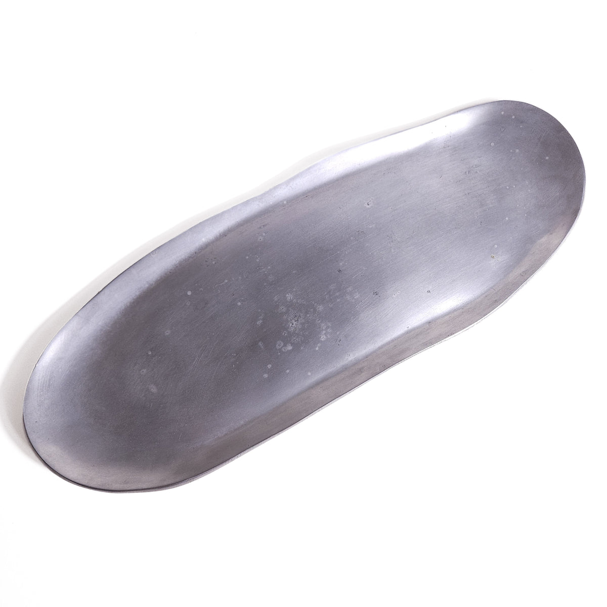 Elongated Metal Tray / Brushed Aluminum Platter